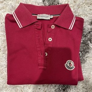 Moncler women’s polo short sleeve shirt small